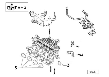 Inlet Manifold Gasket Seal Set | Fiat Abarth 124 Spider