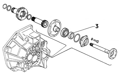 Left Front Differential Oil Seal | Integrale