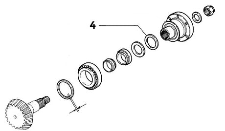 Front Differential Pinion Oil Seal