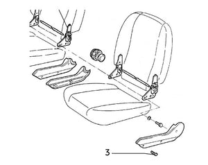 Button Clip Carpet,Seats | Delta HF