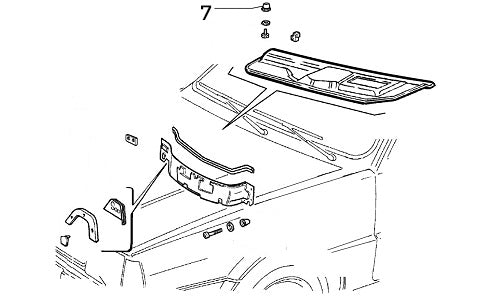 Clip Various Interior/Front Grille | Integrale