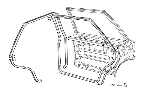 Button Clip Door Trim