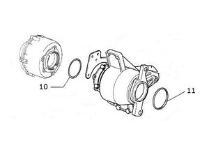 O Ring (Gearbox to Transfer Box 73mm) Alfa Romeo 155 Q4 - AE CAR - 2