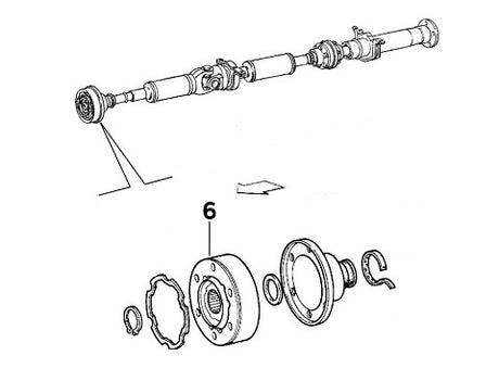 Prop Shaft Joint | Alfa Romeo 155 Q4