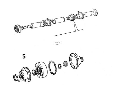 Boot/Plate Prop Shaft Joint | Alfa Romeo 155 Q4