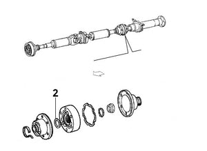 Lock Washer Prop Shaft Joint | Alfa Romeo 155 Q4