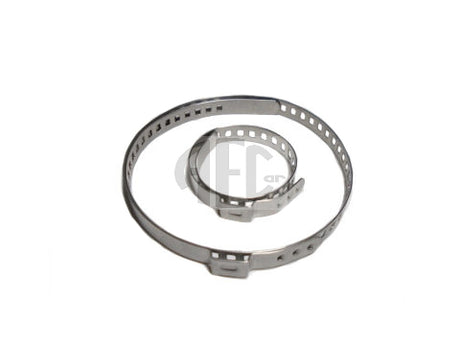 Metal strap set for outer or inner C.V. joint driveshaft gaiter boot Alfa Romeo 155 Q4, Fiat 500, Abarth 500, Delta HF Turbo, Lancia Delta Integrale & Evolution. cv driveshaft joint