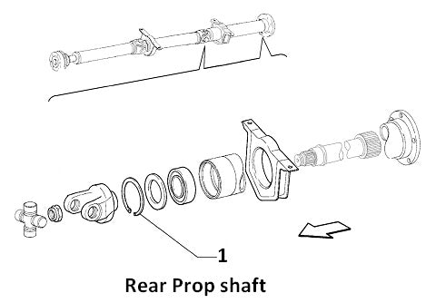 Lock Ring Drive Shaft & Prop Shaft | Integrale