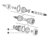 Inner Axle C.V. Boot/Plate | Integrale