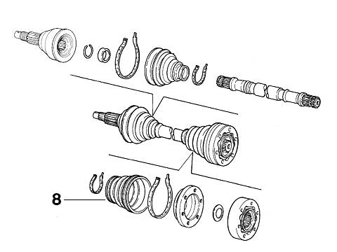 Inner Axle C.V. Boot | Alfa Romeo 155 Q4