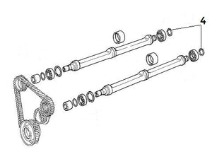 Lock Ring Balance Shaft Rear Bearing | Alfa Romeo 155 Q4