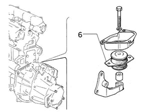Powerflex Bush Set Rear Engine Mount | Integrale