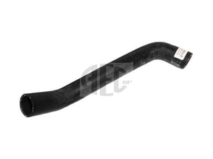 Lower bottom radiator hose for Alfa Romeo 145 146 1.6 TS 16V, 1.8 TS 16V, 2.0 TS 16V CF2 CF3 engines with plastic cam cover top. O.E. Part Number: 60654507. Made in Italy
