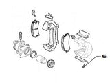 Clip (Rear Brake Caliper) Delta HF - AE CAR - 2