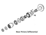 Bearing Pinion Front/Rear Differential | Integrale