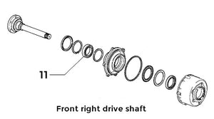 Bearing Front/Rear Drive Shaft | Alfa Romeo 155 Q4