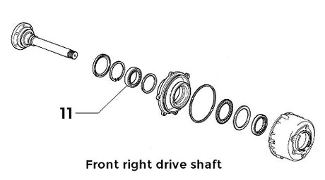 Bearing Front/Rear Drive Shaft | Integrale