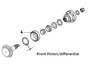 Bearing Pinion Front/Rear Differential | Integrale