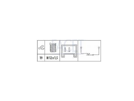 Brake Light Switch 2 Pin | Delta HF