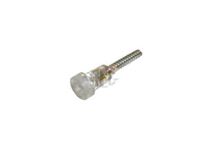 Screw (clear) plastic topped screw for reverse lamp lenses for Lancia Delta HF Turbo 1600 (1986-1992) O.E. Part Number: 15175590. 
