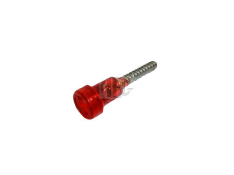 Screw red plastic topped screw for rear lamp lenses for Lancia Delta HF 1600 Turbo (1986-1992) O.E. Part Number: 82355581.