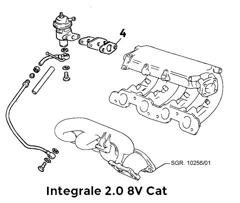 Inlet Manifold Breather Gasket | Integrale