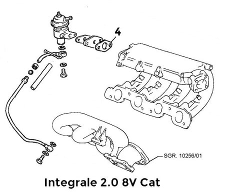 Inlet Manifold Breather Gasket | Integrale