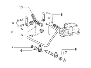Bush Set Brake Bias Compensator Pin | Delta HF