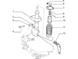 Bolt Set Lower Shock Absorber | Integrale