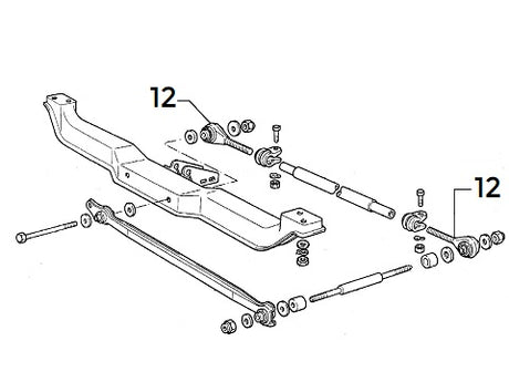 Bush Rear Track Rod | Delta HF