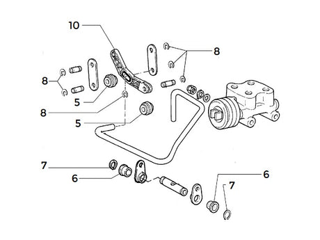 Bush Set Brake Bias Compensator Lever | Integrale