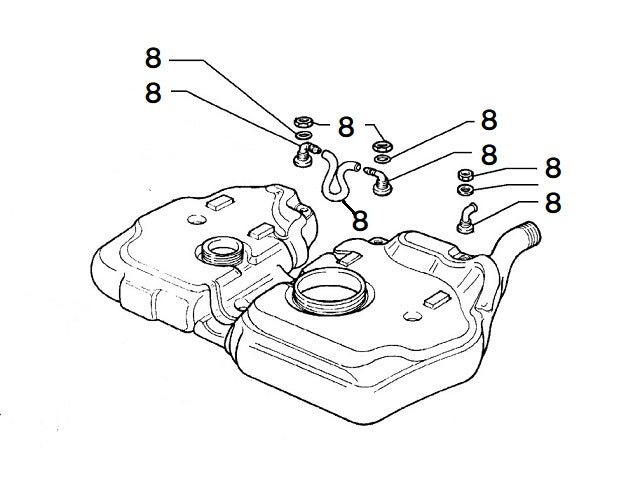 Elbow Kit Fuel Tank | Integrale