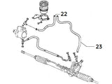 Power Steering Hose Set | Integrale 8V Cat & 16V
