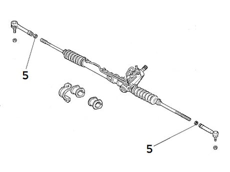 Steering Rack End Nut | Integrale