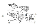 Lock Washer Inner Axle C.V. Joint | Integrale