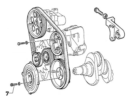 Bolt Front Bottom Pulley | Integrale