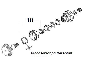 Spacer Pinion Front/Rear Differential | Integrale
