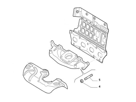 Exhaust Manifold to Cylinder Head Stud 40mm | Abarth Punto