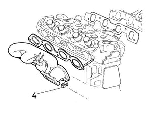 Nut Exhaust Manifold | Delta HF Turbo