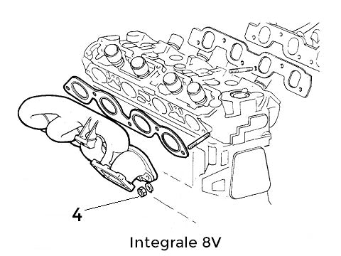 Nut Exhaust Manifold | Integrale