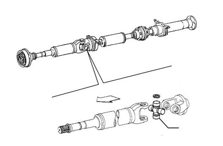 Prop Shaft U-Joint | Alfa Romeo 155 Q4